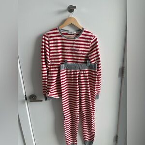 Sleepy Jones Red and White Striped Lounge Set